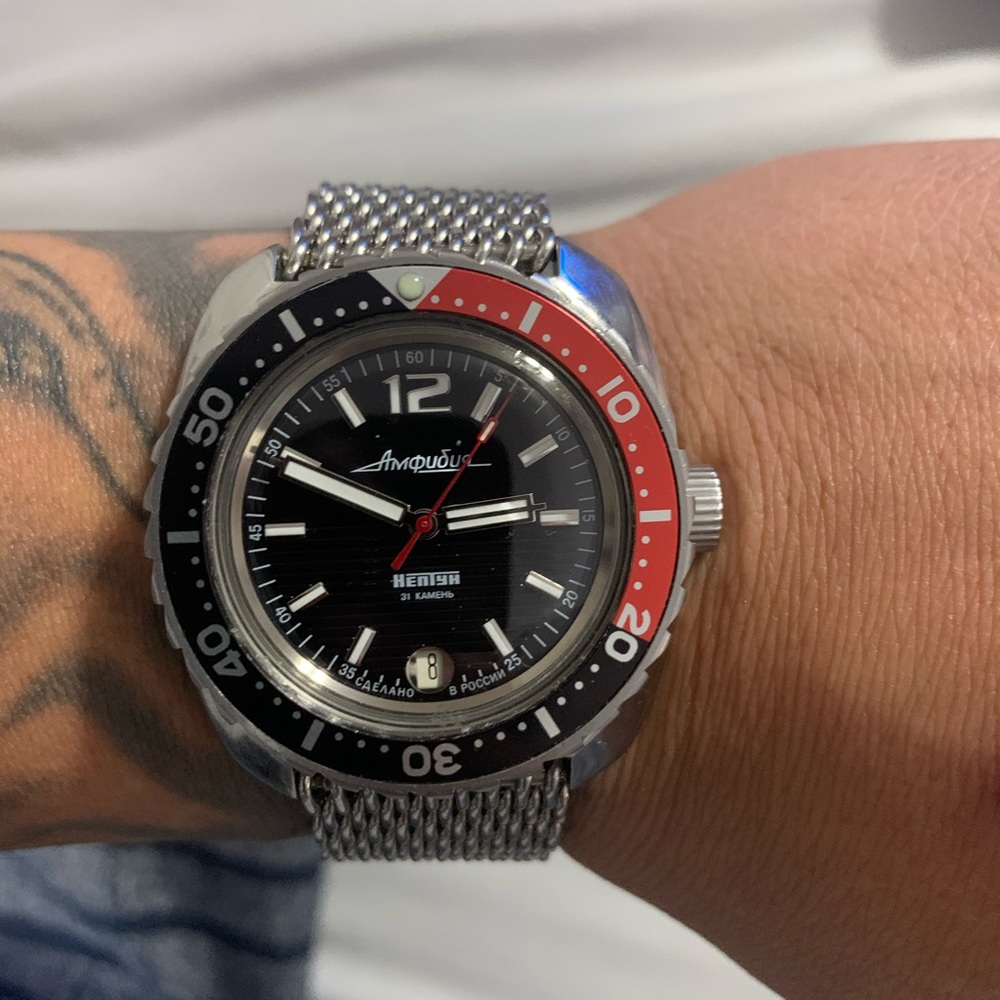 Automatic Watch - Vostok Russian Diver Custom
